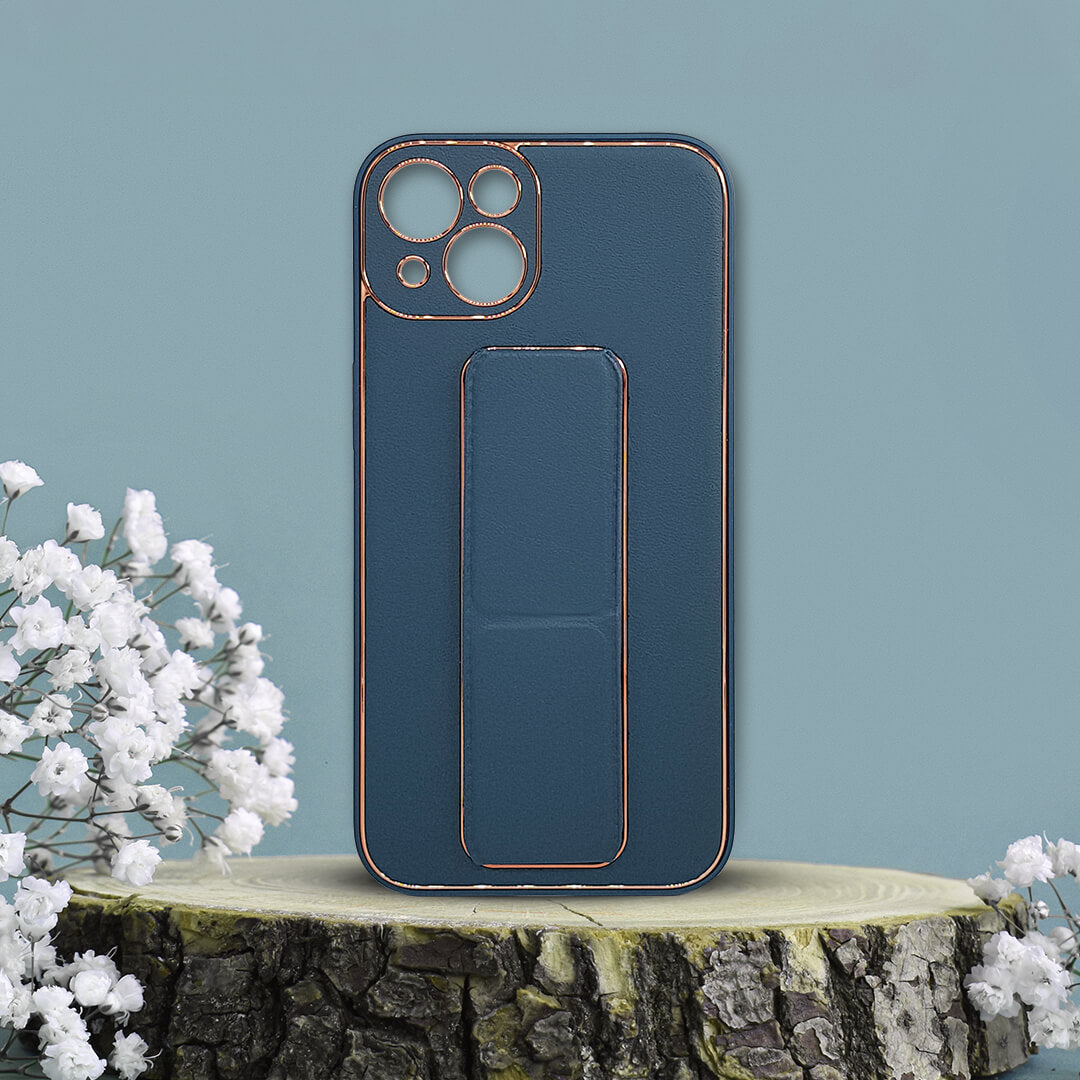 iPhone 13/13 pro/13 pro max Luxe Design PU Leather Back Strap Protective Case/Cover