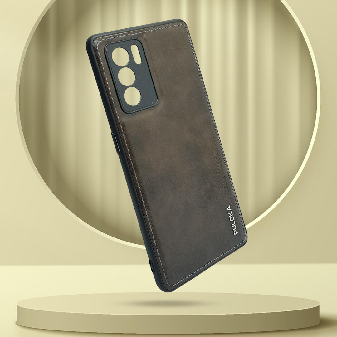PULOKA GENUINE LEATHER CRAFTED LIMITED EDITION CASE For Oppo Reno 6 5G