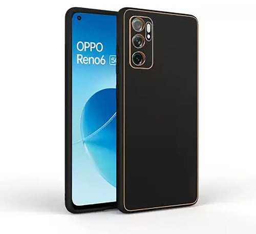 OPPO Reno 6 5G Canary Series Leather Chrome Back Cover