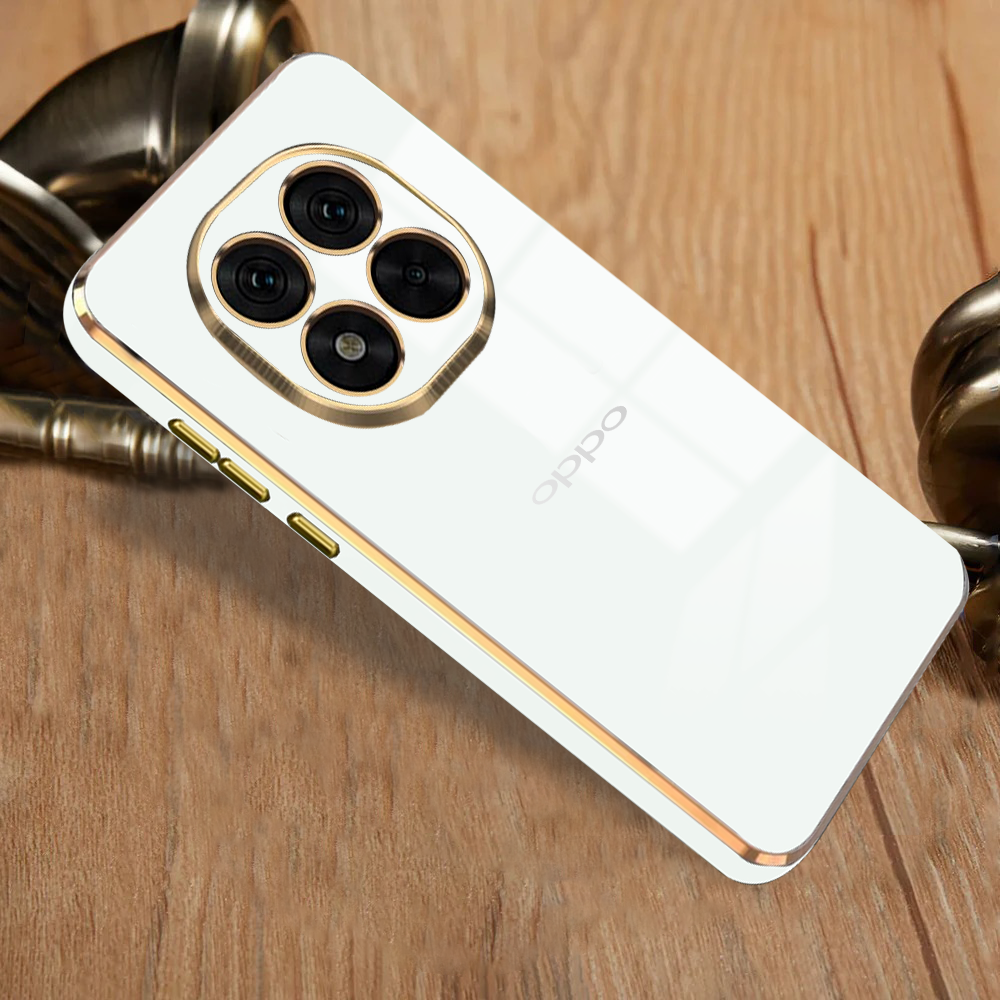 OPPO F29 PRO 5G ULTRA-SHINE GOLD ELECTROPLATED LUXURIOUS BACK CASE WITH CAMERA PROTECTION