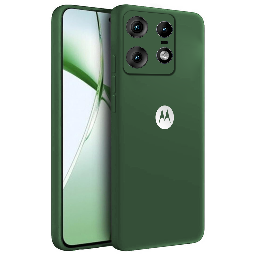 MOTOROLA EDGE 50 PRO 5G Liquid Silicone Velvet-Touch Silk Finish Protective Back Case