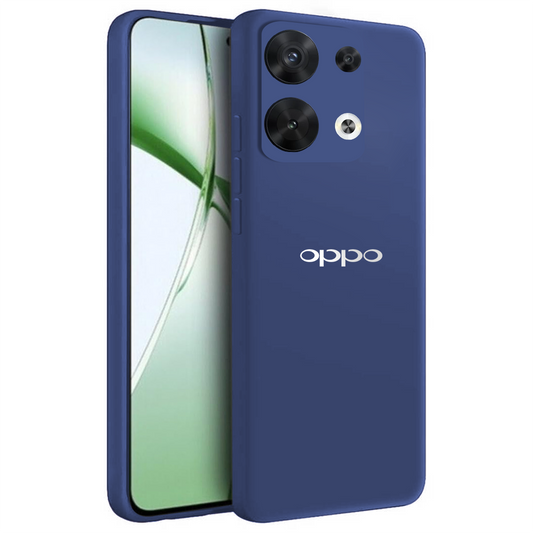 OPPO RENO 8 5G Liquid Silicone Velvet-Touch Silk Finish Protective Back Case