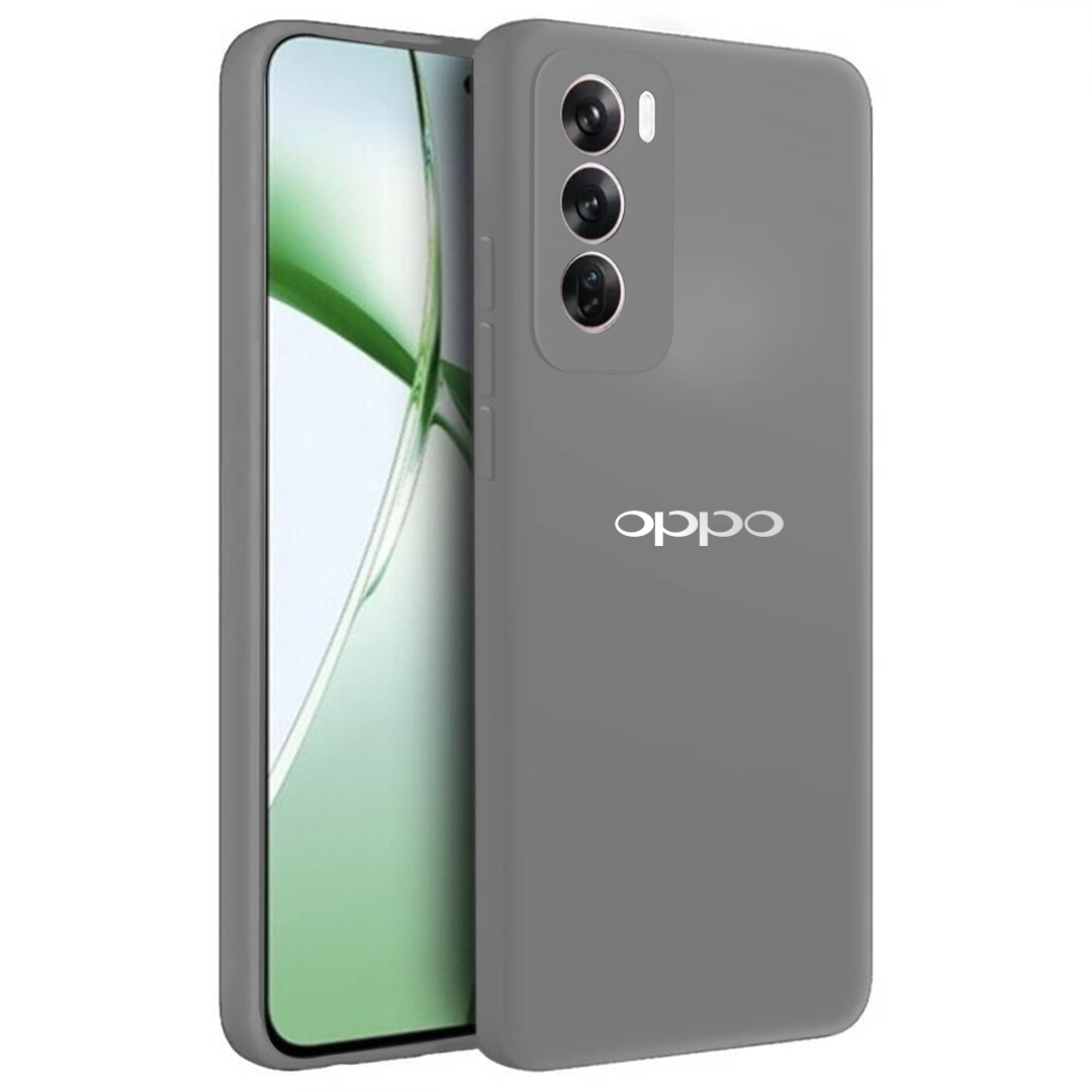 OPPO RENO 12 5G Liquid Silicone Velvet-Touch Silk Finish Protective Back Case