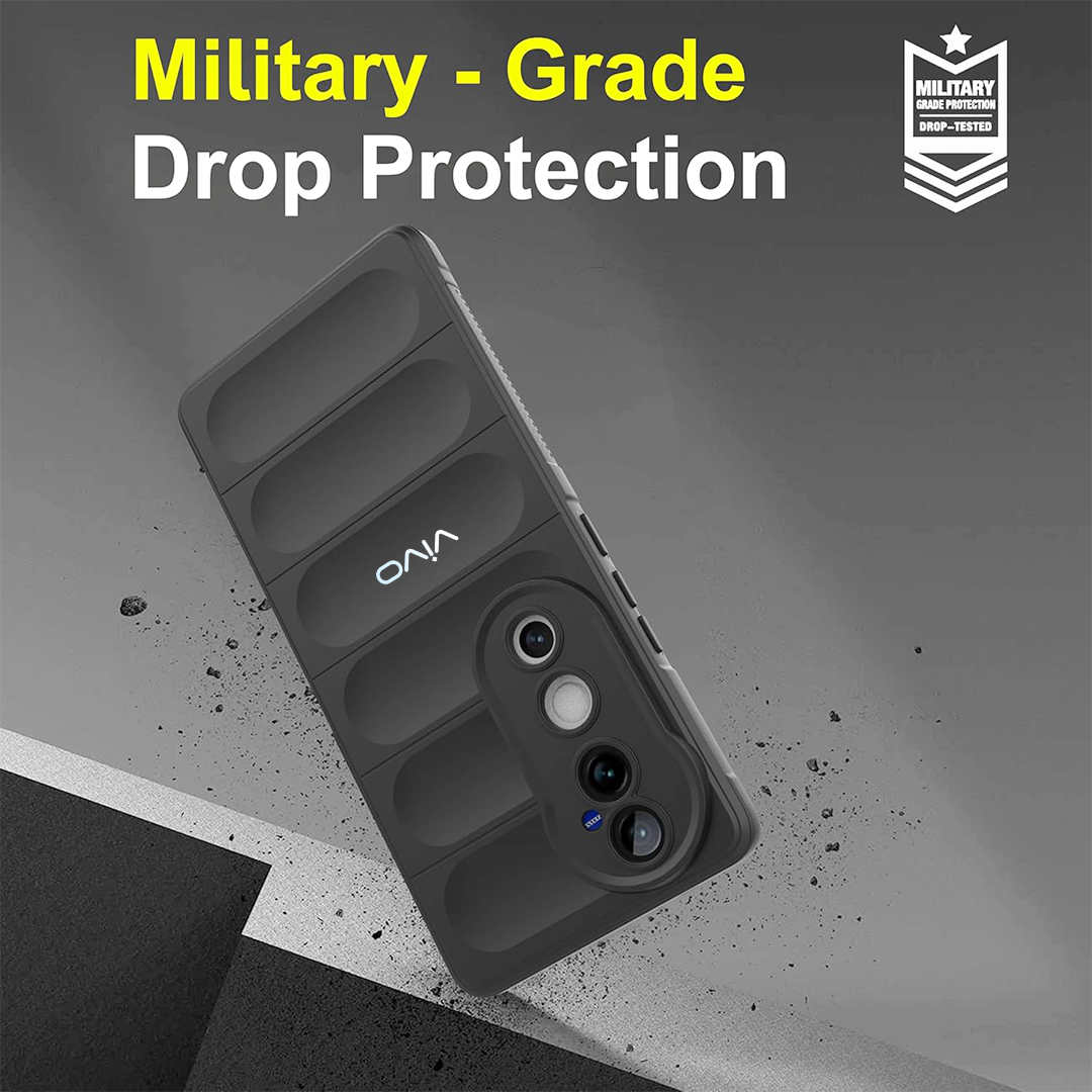 VIVO V40 5G SHOCKPROOF COQUE BUMPER BACK CASE WITH LOGO