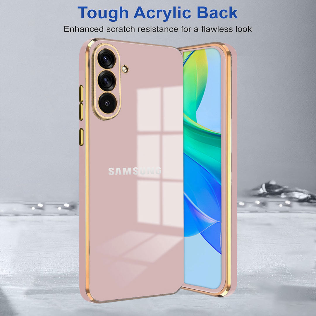SAMSUNG A36 5G ULTRA-SHINE LUXURIOUS BACK CASE WITH CAMERA PROTECTION