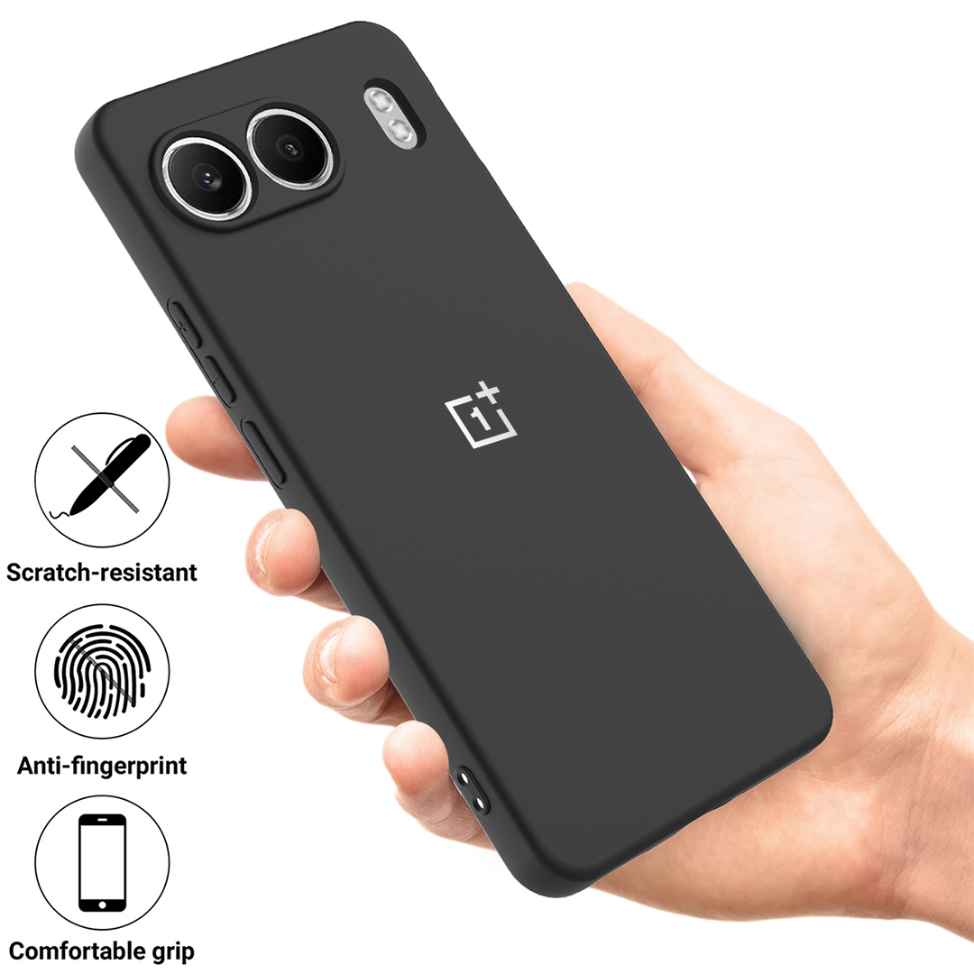 ONE PLUS NORD 4 5G Liquid Silicone Velvet-Touch Silk Finish Protective Back Case
