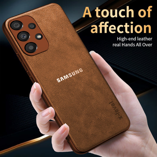 Galaxy A33 5G VINTAGE PU LEATHER PROTECTIVE BACK CASE