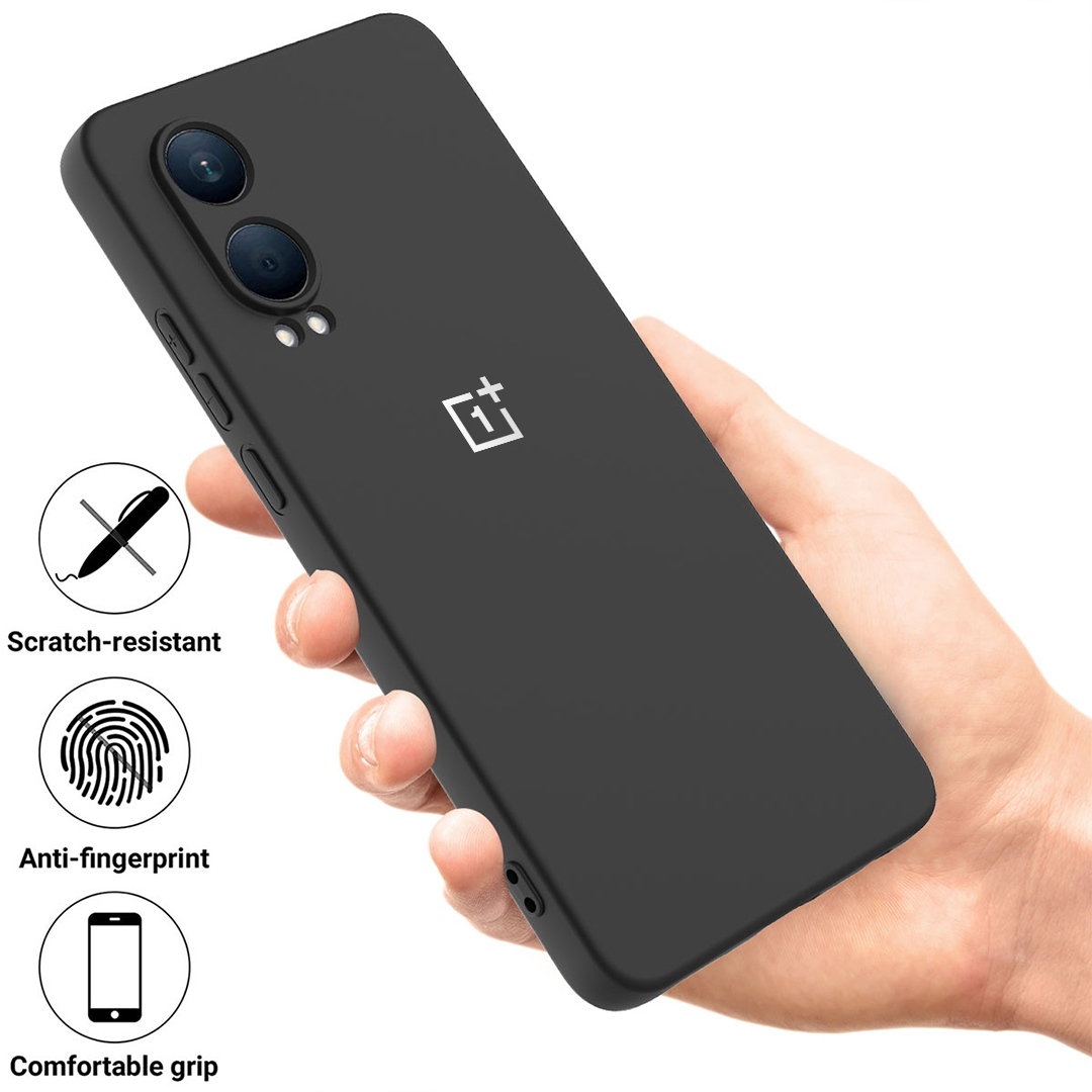 ONEPLUS NORD CE4 LITE 5G Liquid Silicone Velvet-Touch Silk Finish Protective Back Case