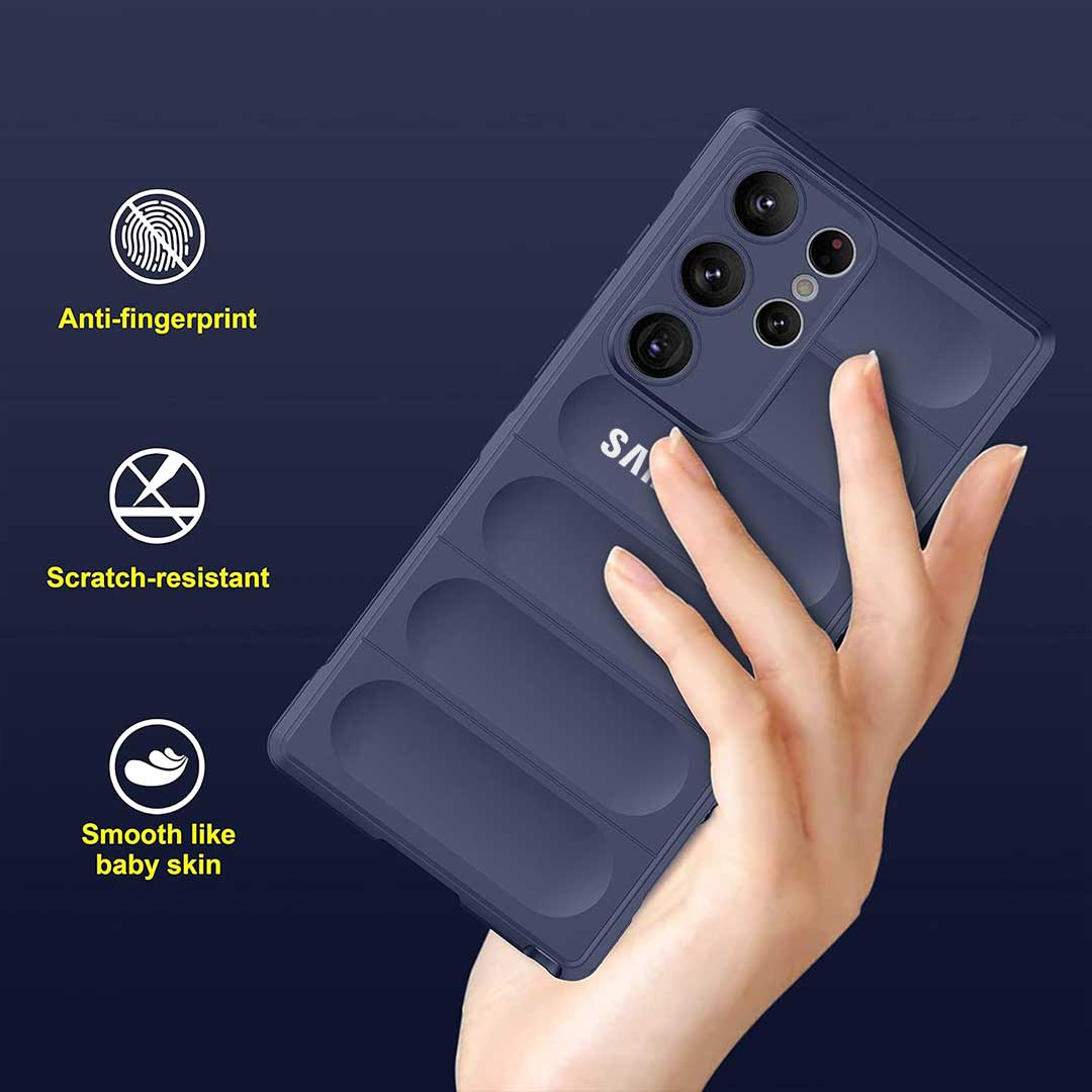 SAMSUNG S23ULTRA 5G SHOCKPROOF COQUE BUMPER BACK CASE WITH LOGO