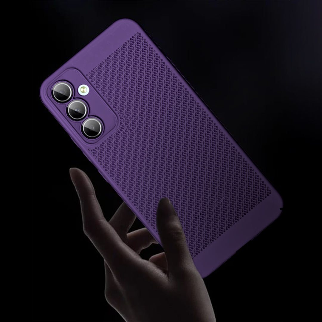 Galaxy A34 5G Lens Protection Heat Dissipation Hard PC Net Phone Case