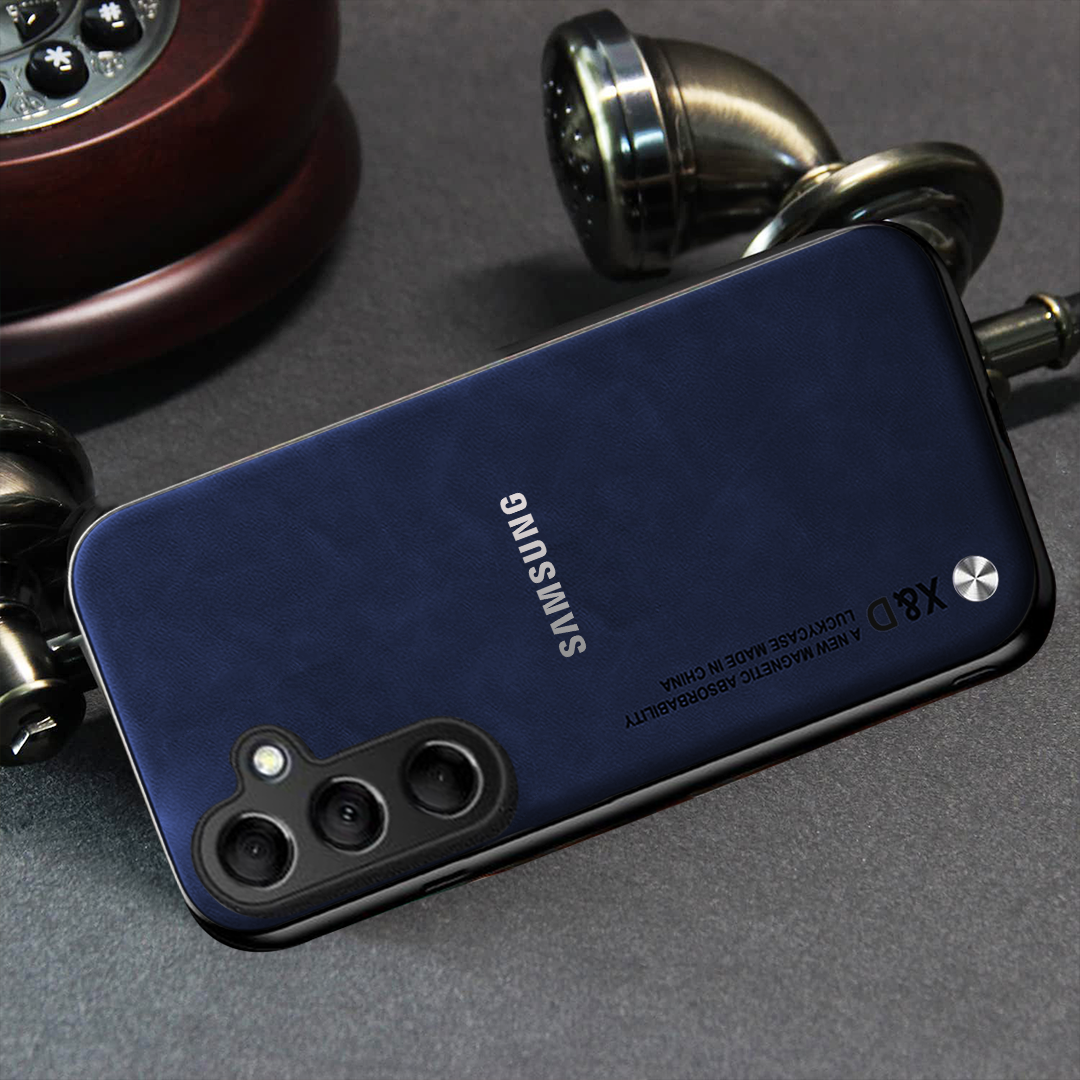 SAMSUNG S23FE 5G LUXURY SHOCKPROOF BUSINESS RETRO LEATHER TPU CASE COVER