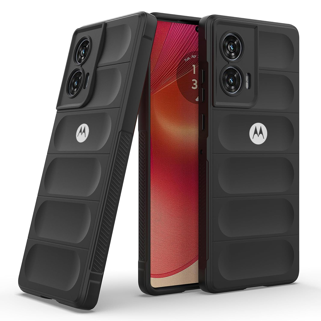 MOTOROLA EDGE 50 FUSION 5G SHOCKPROOF COQUE BUMPER BACK CASE WITH LOGO