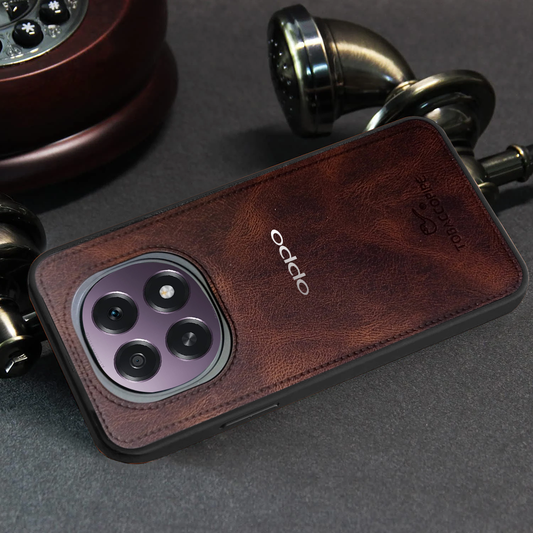 OPPO F29 5G TABACCO PIPES LEATHER PROTECTIVE BACK CASE