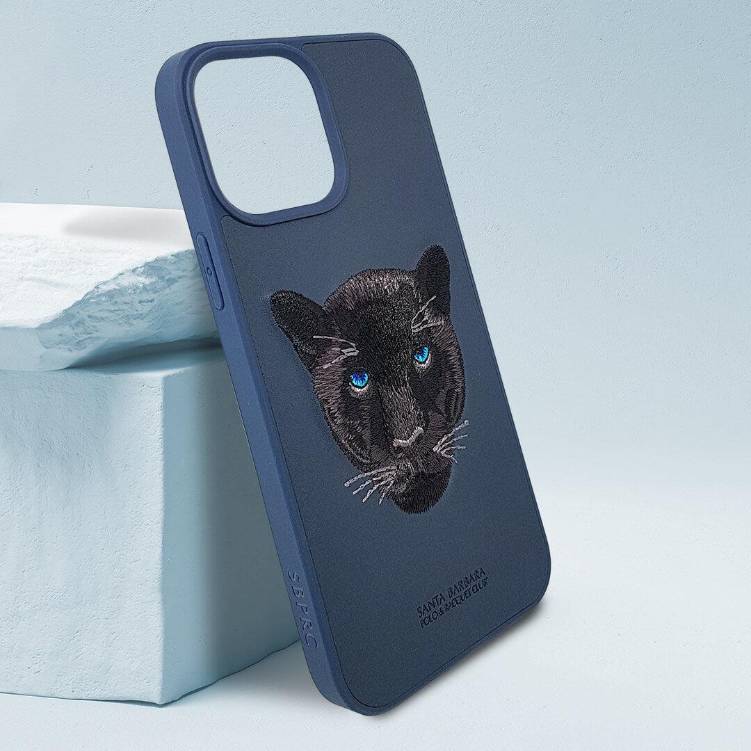 Santa Barbara Leather Case for iPhone 12pro- Panther