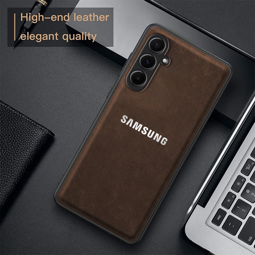 SAMSUNG GALAXY S23FE 5G VINTAGE PU LEATHER PROTECTIVE BACK CASE