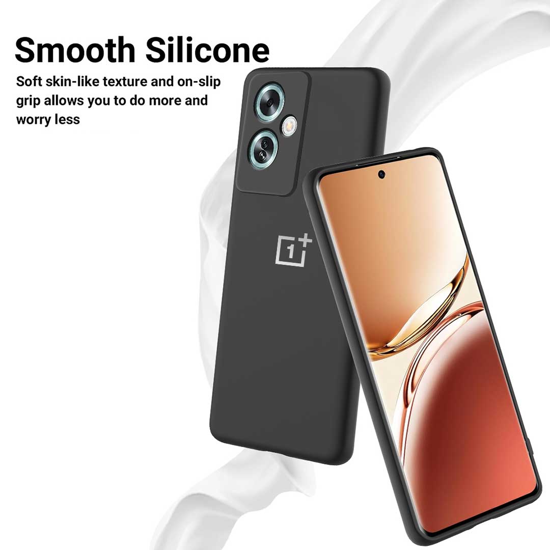 ONEPLUS NORD CE3 LITE 5G Liquid Silicone Velvet-Touch Silk Finish Protective Back Case