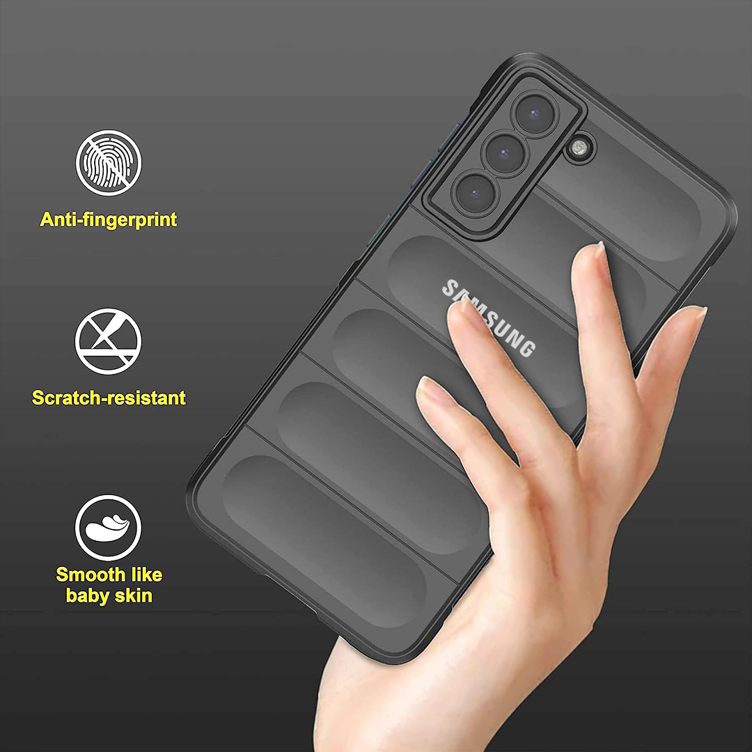 SAMSUNG GALAXY S21FE 5G SHOCKPROOF COQUE BUMPER BACK CASE WITH LOGO