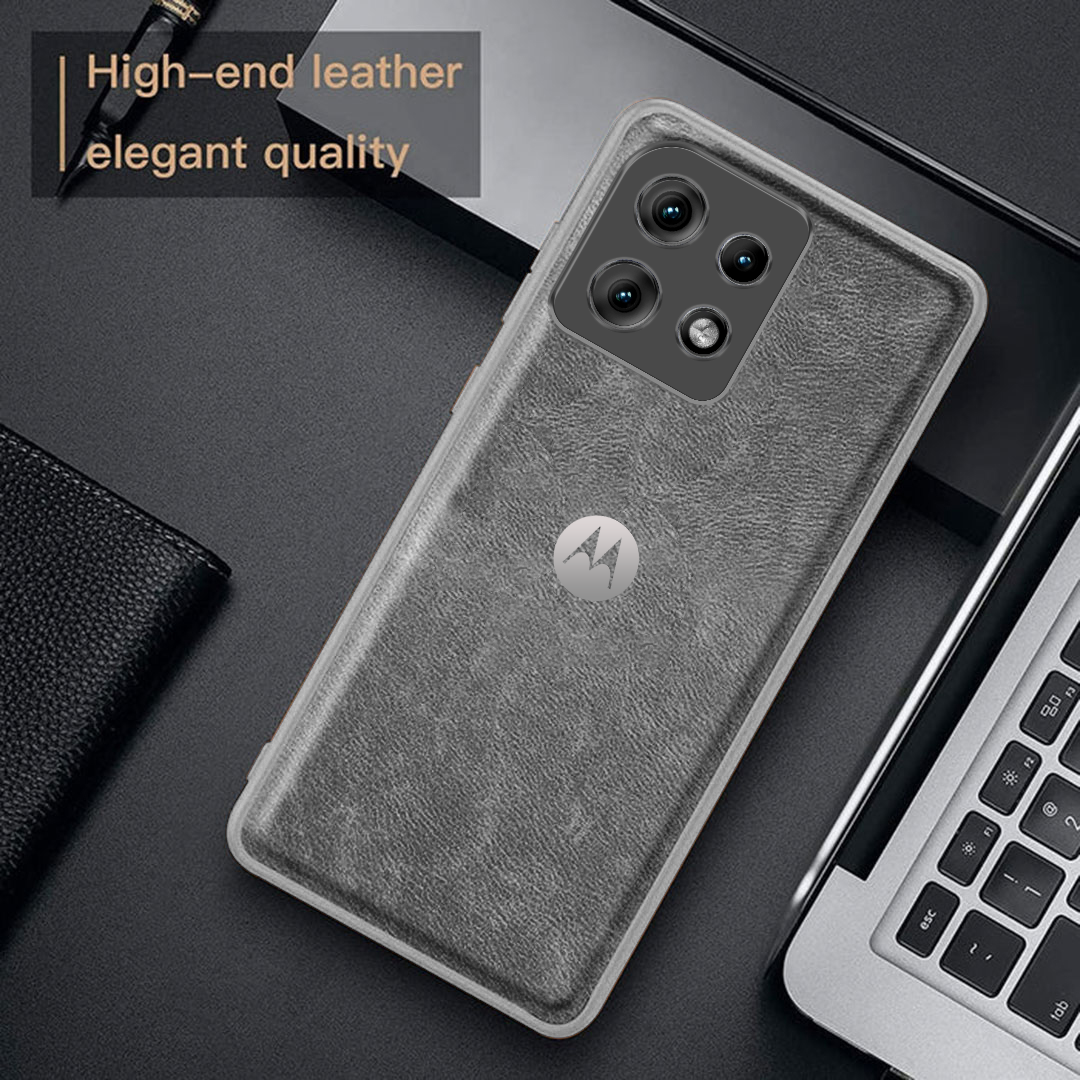 MOTROLA EDGE 50 5G VINTAGE PU LEATHER PROTECTIVE BACK CASE