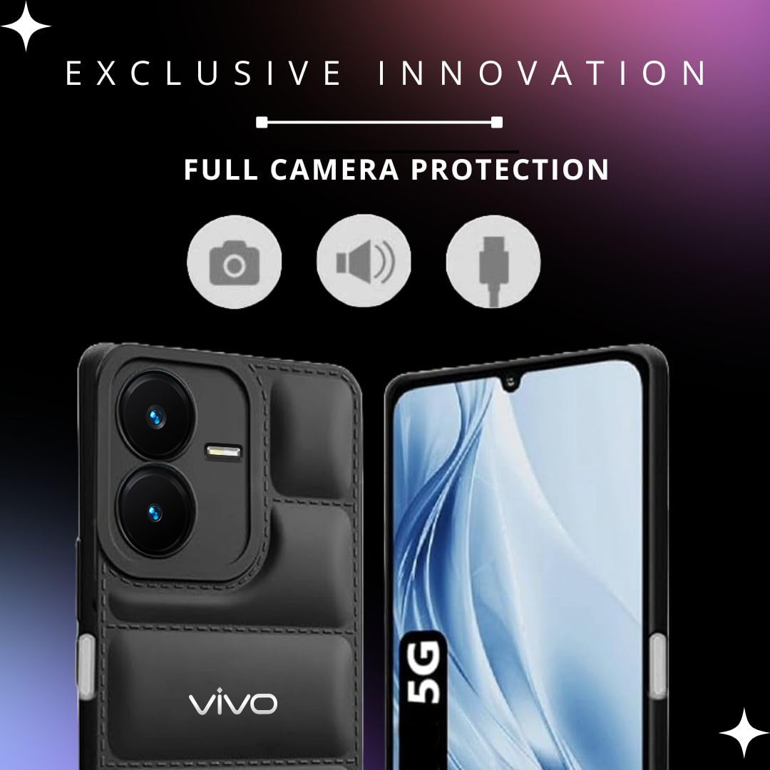 VIVO Y22 5G THE PUFFER EDITION SOFT MATERIAL DOWN JACKET PHONE CASE