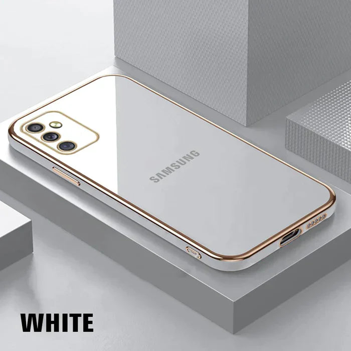 GALAXY F23 5G ULTRA-SHINE GOLD ELECTROPLATED LUXURIOUS BACK CASE WITH CAMERA PROTECTION