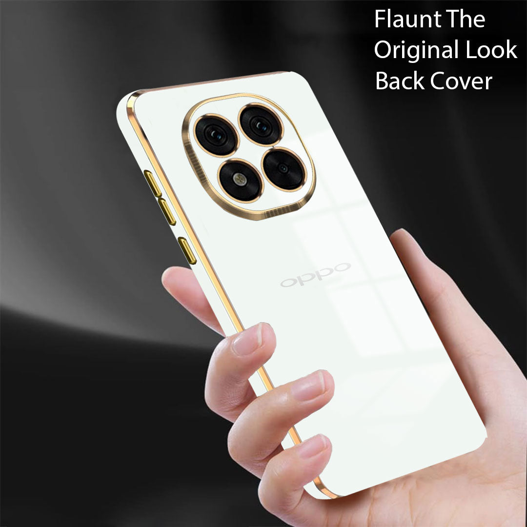 OPPO F29 5G ULTRA-SHINE GOLD ELECTROPLATED LUXURIOUS BACK CASE WITH CAMERA PROTECTION