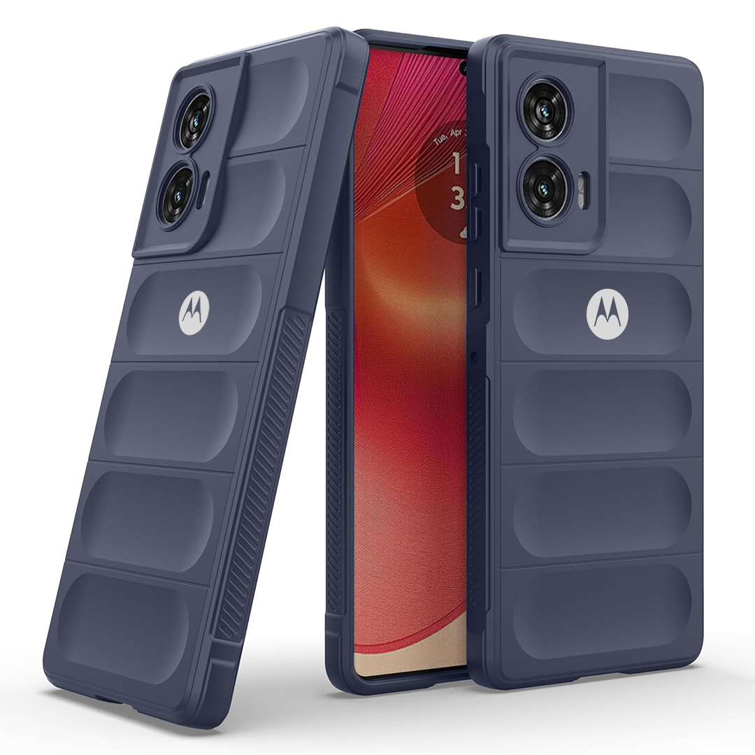 MOTOROLA EDGE 50 FUSION 5G SHOCKPROOF COQUE BUMPER BACK CASE WITH LOGO