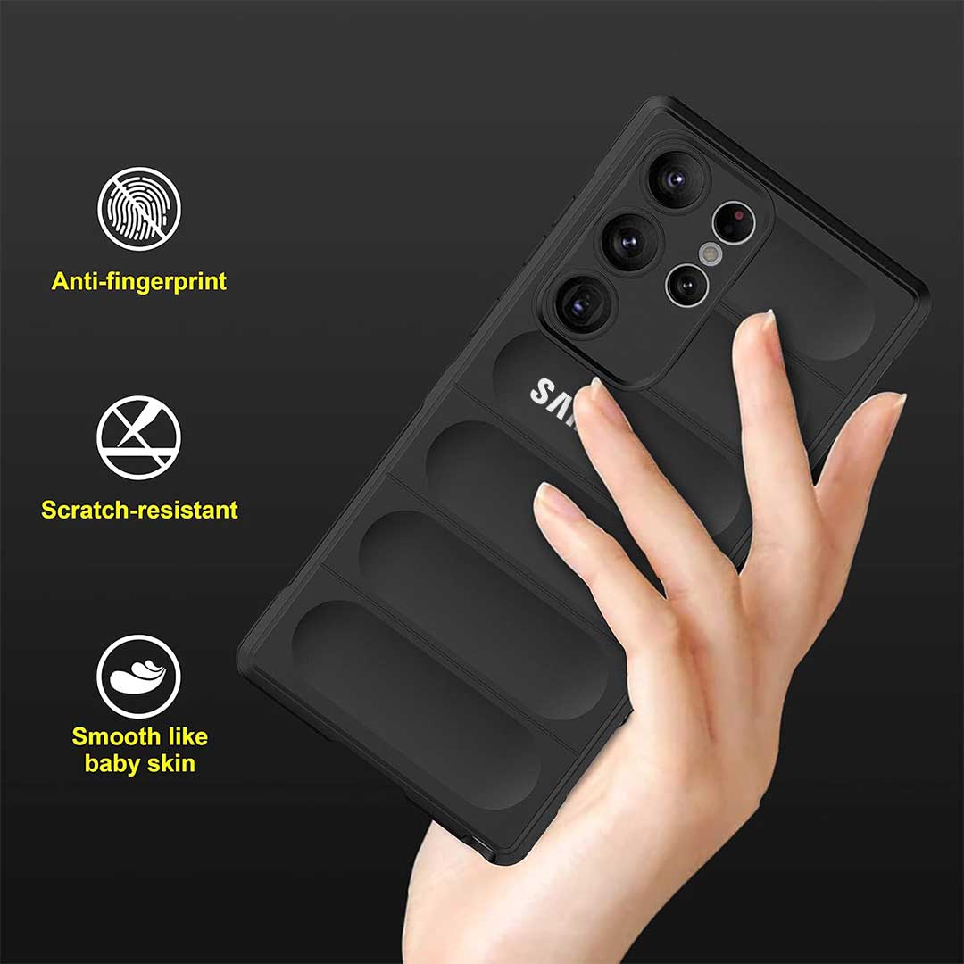 SAMSUNG S23ULTRA 5G SHOCKPROOF COQUE BUMPER BACK CASE WITH LOGO