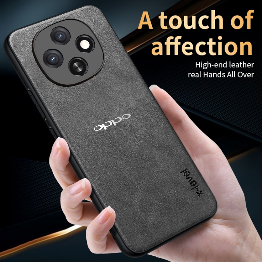 OPPO F31 PRO 5G PU LEATHER PROTECTIVE BACK CASE WITH CAMERA PROTECTION