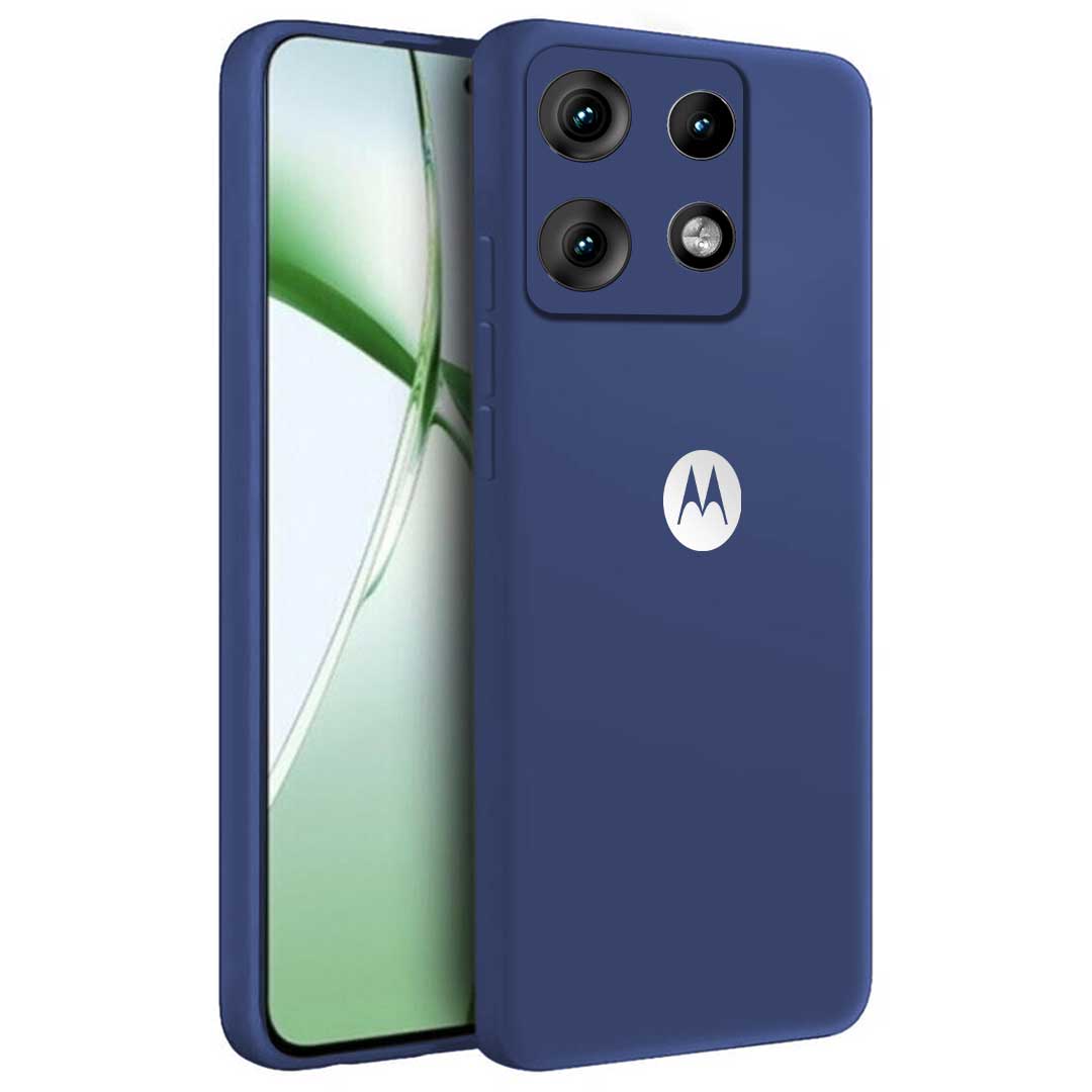 MOTOROLA EDGE 50NEO 5G Liquid Silicone Velvet-Touch Silk Finish Protective Back Case