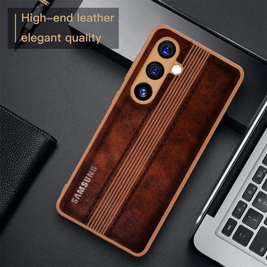 GALAXY A54 5G VINTAGE LEATHER BACK STITCHED PROTECTIVE BACK CASE