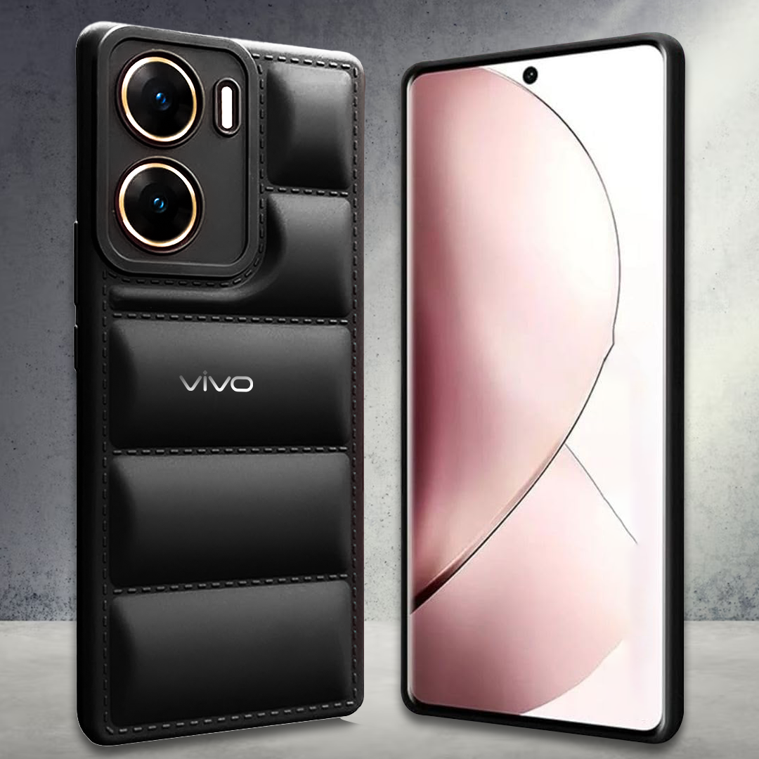 VIVO V29E 5G The Puffer Edition Soft Material Down Jacket Phone Case