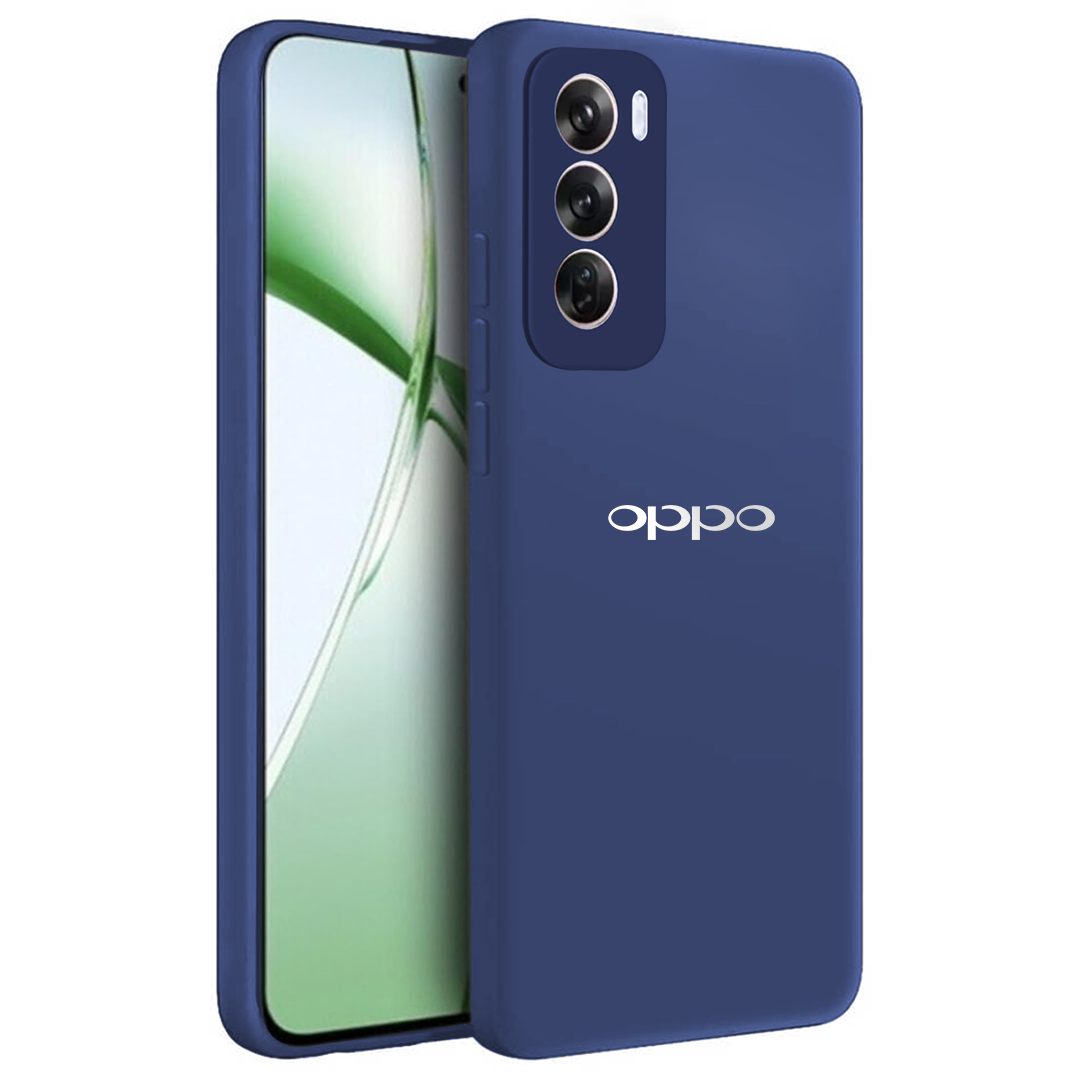 OPPO RENO 12 5G Liquid Silicone Velvet-Touch Silk Finish Protective Back Case