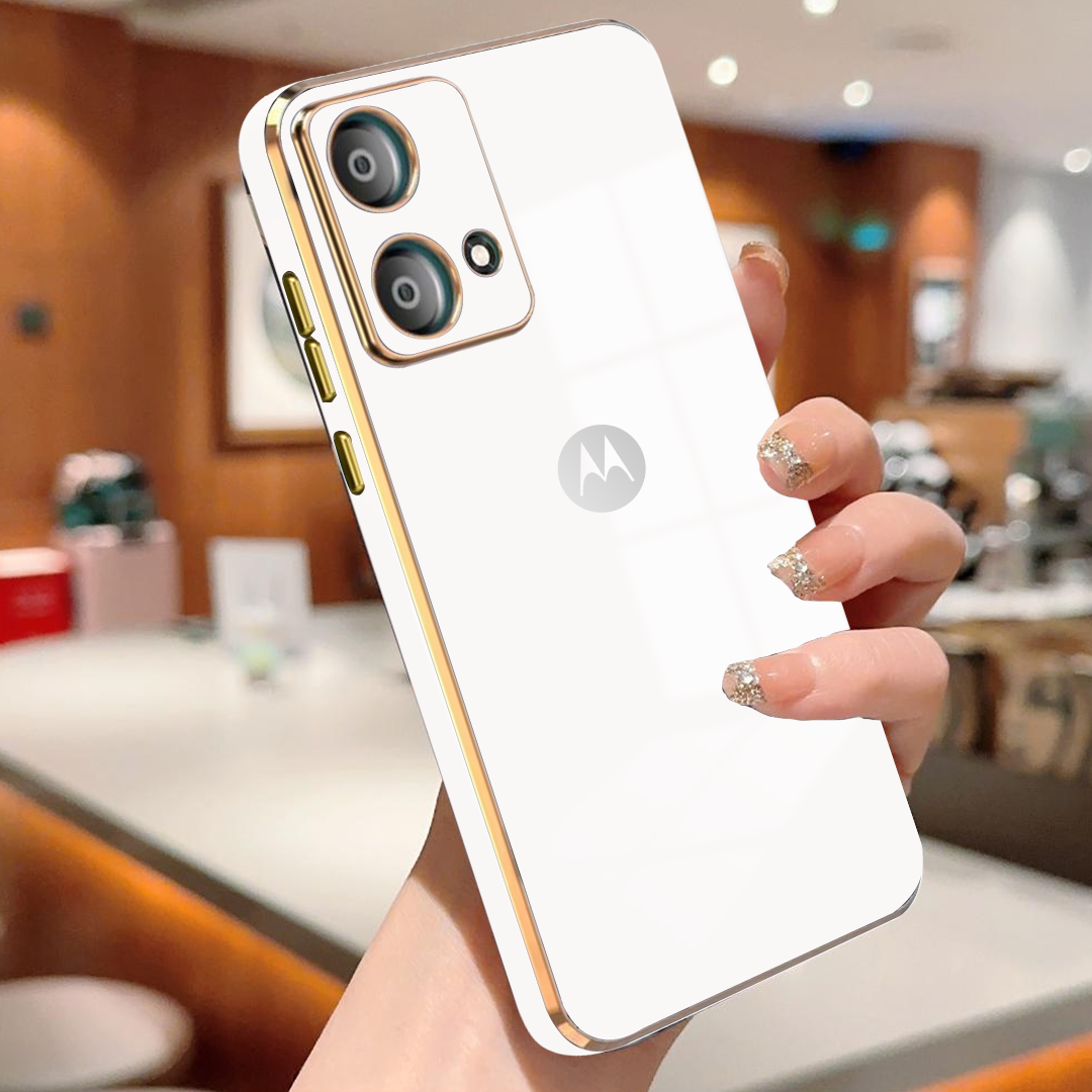 MOTOROLA EDGE40 NEO 5G ULTRA-SHINE GOLD ELECTROPLATED LUXURIOUS BACK CASE WITH CAMERA PROTECTION