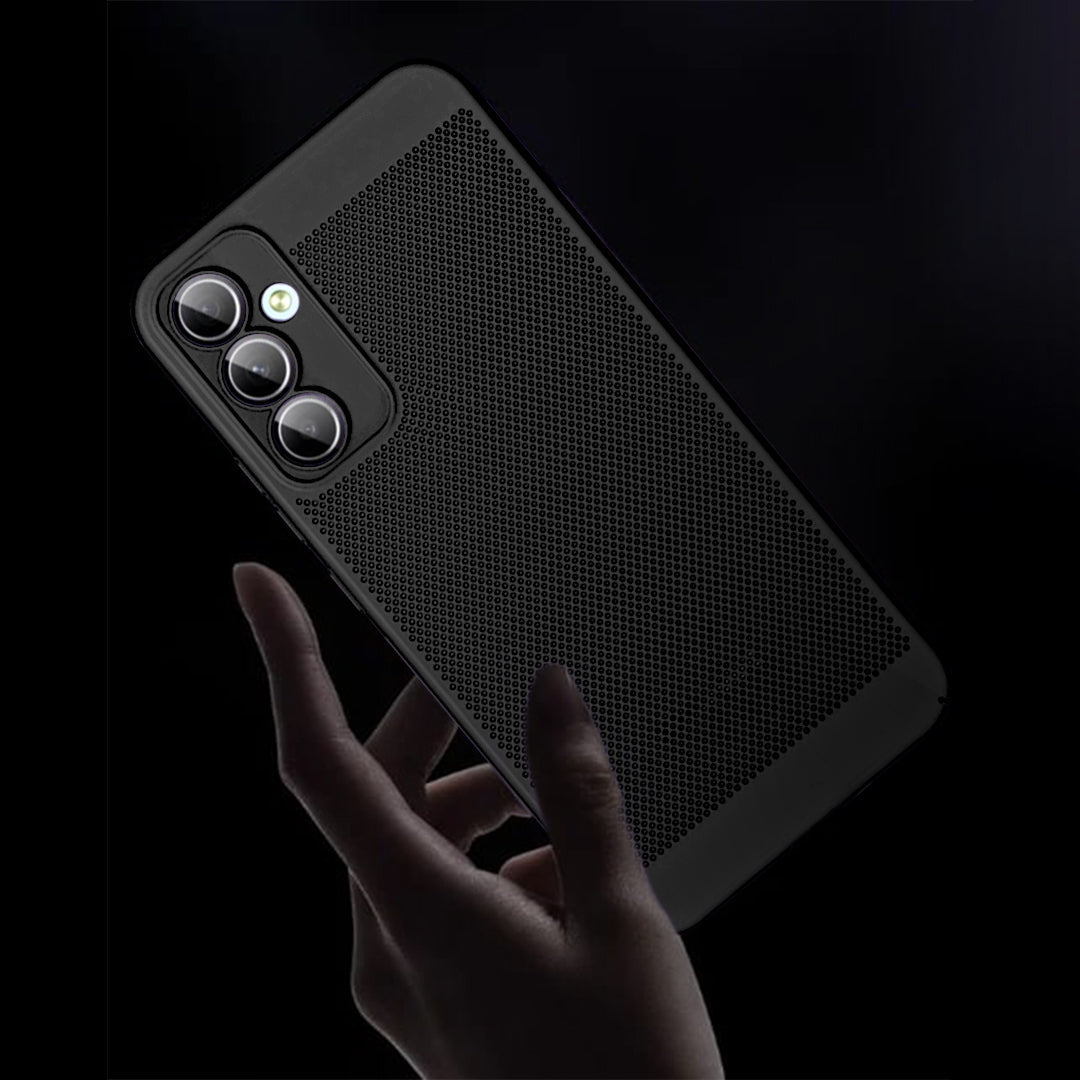 Galaxy A34 5G Lens Protection Heat Dissipation Hard PC Net Phone Case