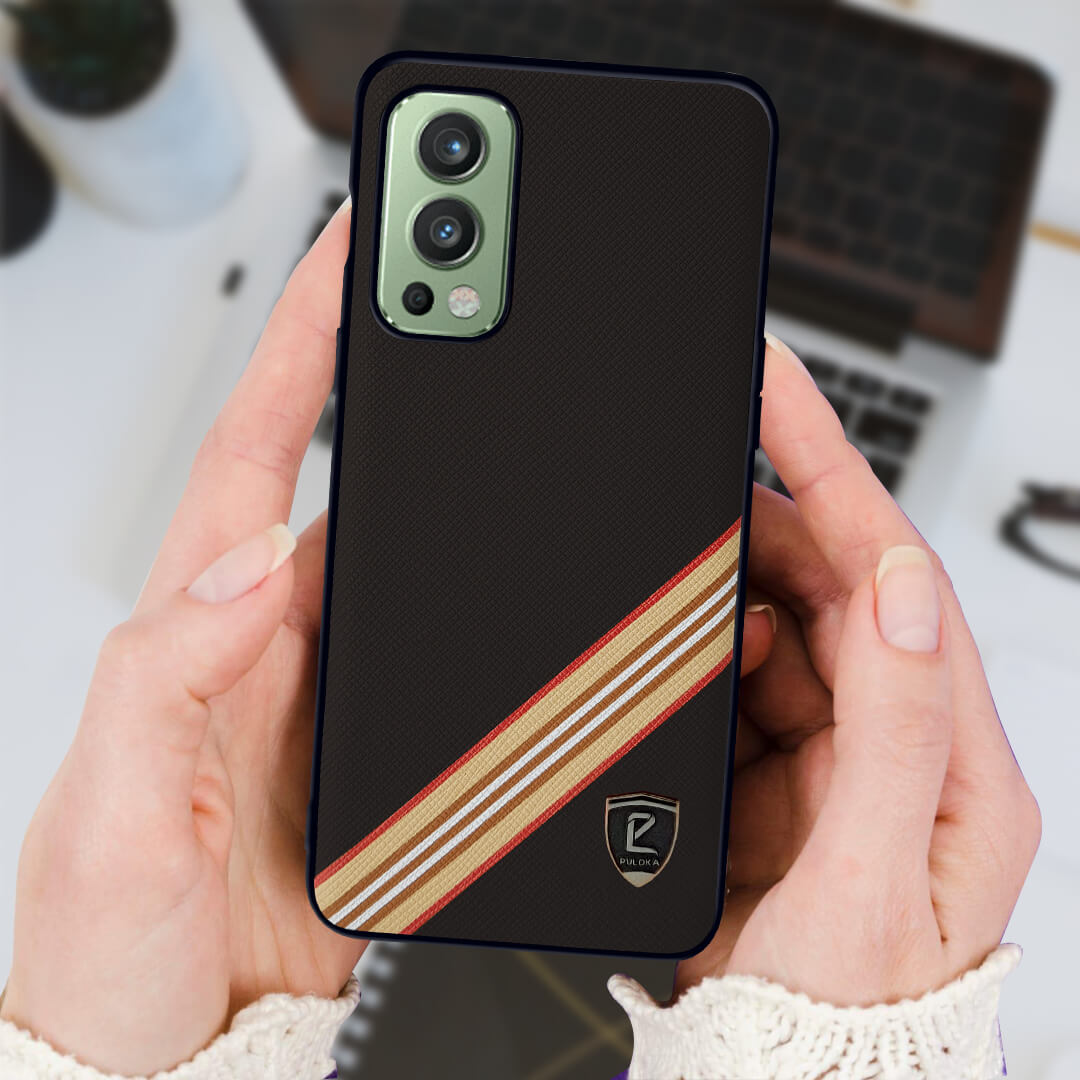 Puloka PU Leather Back Cover For OnePlus Nord 2 5G/ Nord CE 5G