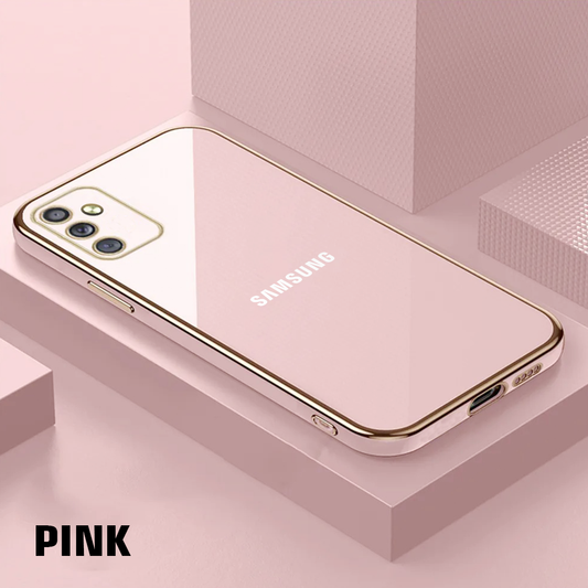 GALAXY F23 5G ULTRA-SHINE GOLD ELECTROPLATED LUXURIOUS BACK CASE WITH CAMERA PROTECTION