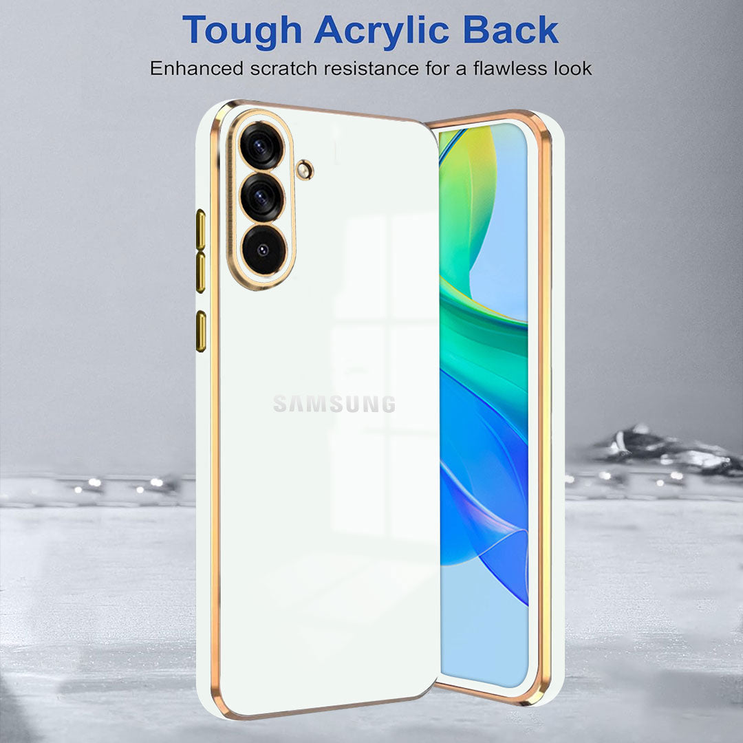 SAMSUNG A36 5G ULTRA-SHINE LUXURIOUS BACK CASE WITH CAMERA PROTECTION