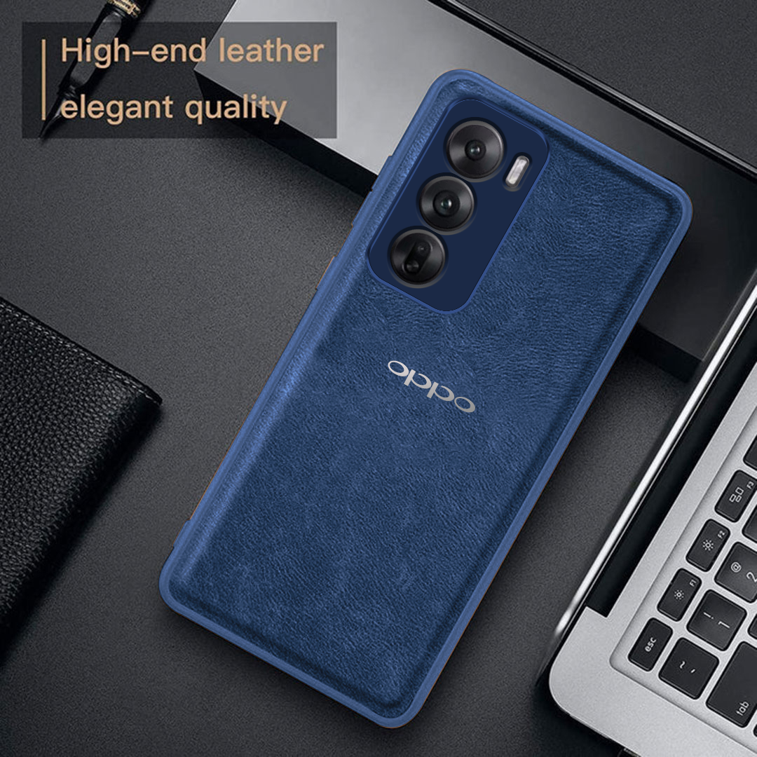OPPO RENO 12 5G VINTAGE PU LEATHER PROTECTIVE BACK CASE