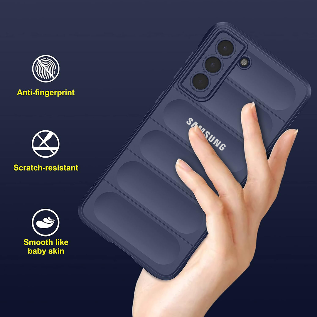 SAMSUNG GALAXY S21FE 5G SHOCKPROOF COQUE BUMPER BACK CASE WITH LOGO
