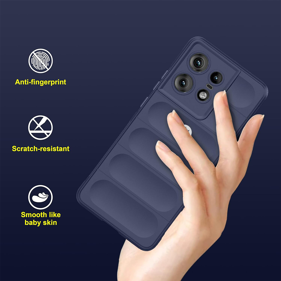 MOTOROLA EDGE 50 PRO 5G SHOCKPROOF COQUE BUMPER BACK CASE WITH LOGO