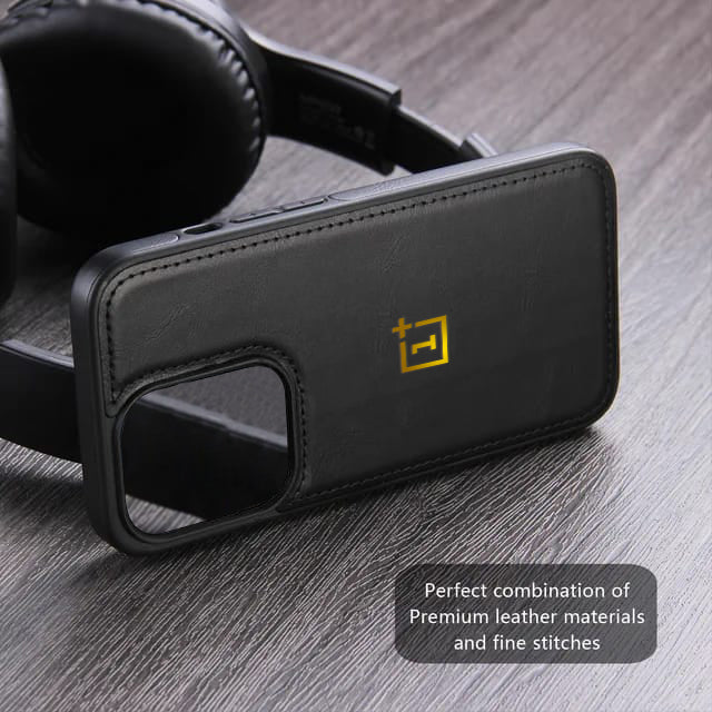 Luxurious Leather Stitched Protective Back Case For OnePlus Series