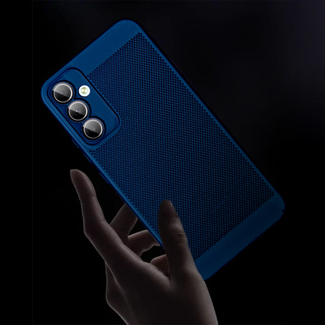 Galaxy A34 5G Lens Protection Heat Dissipation Hard PC Net Phone Case