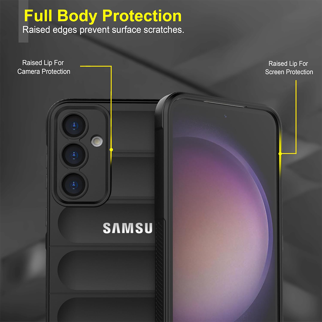 SAMSUNG GALAXY A55 5G SHOCKPROOF COQUE BUMPER BACK CASE WITH LOGO