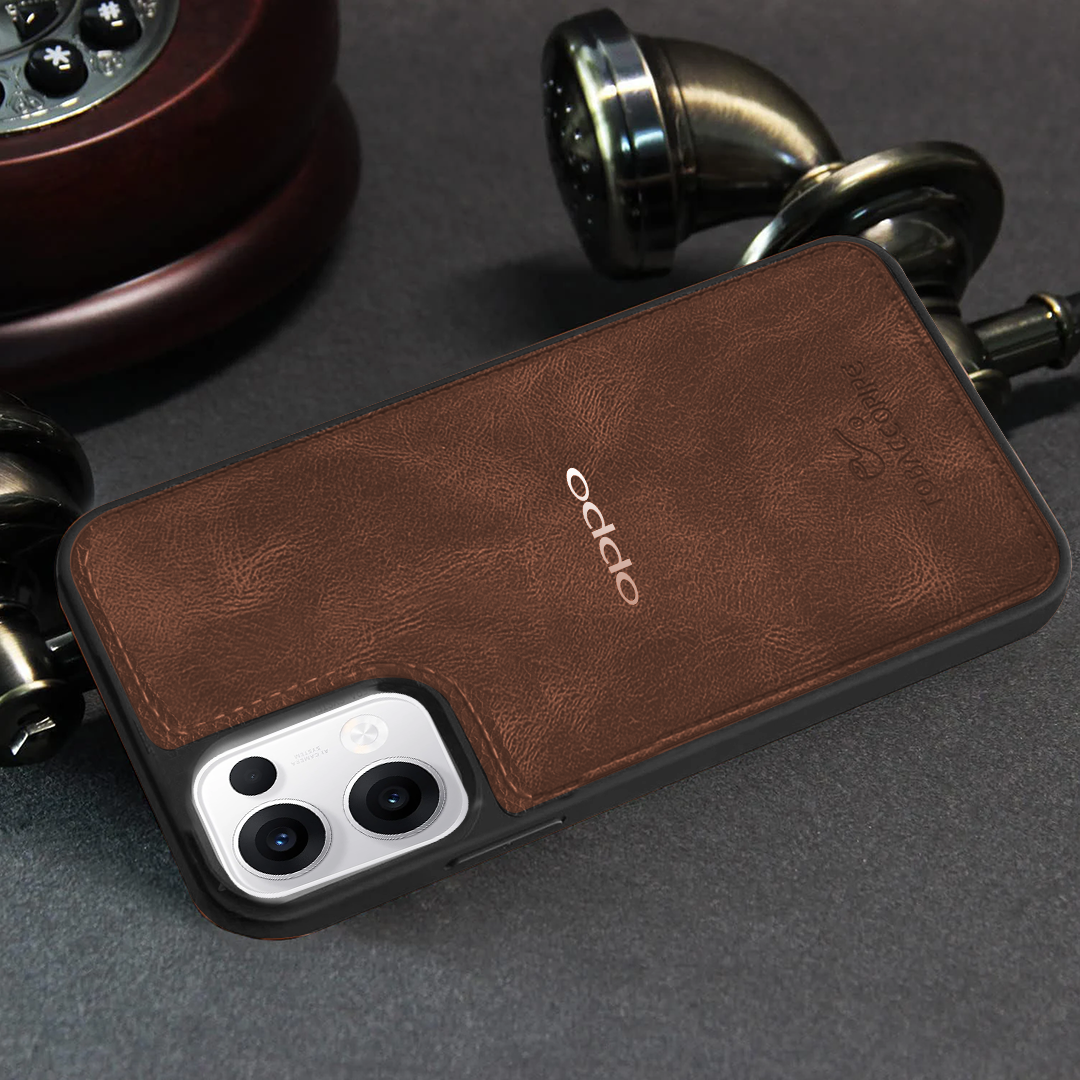 OPPO RENO 13 5G TABACCO PIPES LEATHER PROTECTIVE BACK CASE