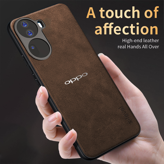 OPPO RENO 11 5G VINTAGE PU LEATHER PROTECTIVE BACK CASE