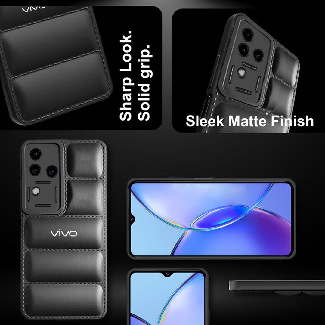 VIVO V30 PRO 5G The Puffer Edition Soft Material Down Jacket Phone Case