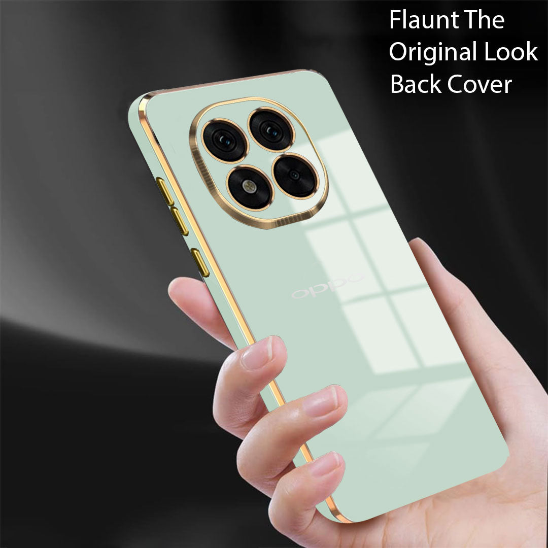 OPPO F29 5G ULTRA-SHINE GOLD ELECTROPLATED LUXURIOUS BACK CASE WITH CAMERA PROTECTION