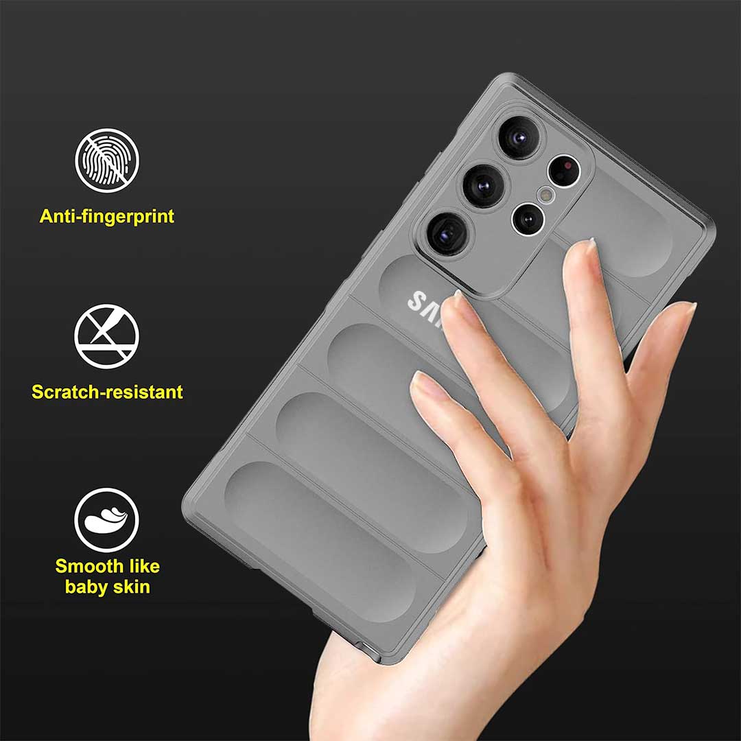 SAMSUNG S23ULTRA 5G SHOCKPROOF COQUE BUMPER BACK CASE WITH LOGO