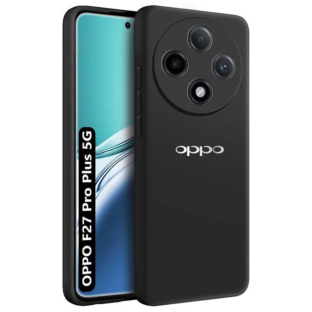 OPPO F27 PRO PLUS 5G Liquid Silicone Velvet-Touch Silk Finish Protective Back Case