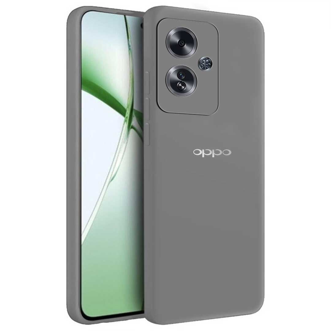 OPPO A59 5G Liquid Silicone Velvet-Touch Silk Finish Protective Back Case